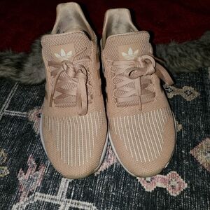 Adidas Women's Beige/ Pinkish Sneakers